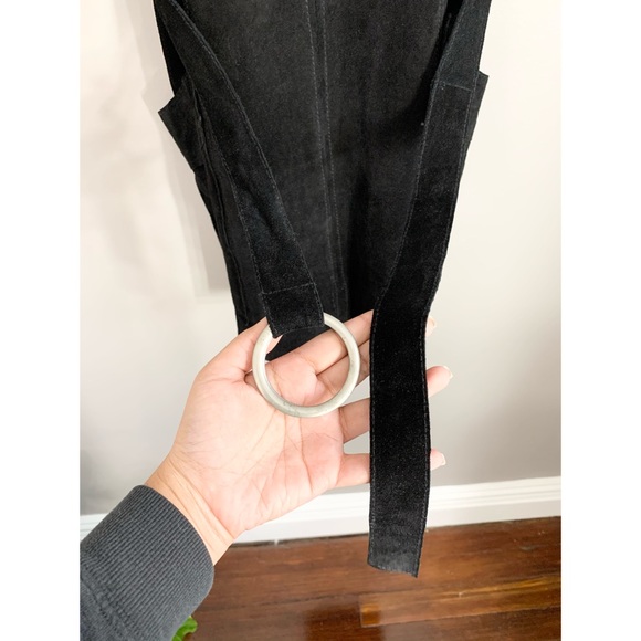 Free People 100% Suede Cow Leather Dress - Picture 5 of 10